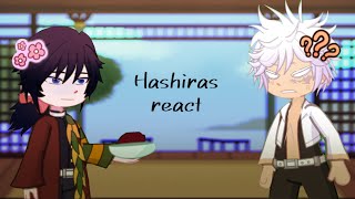 Hashiras react to Tomioka Giyuu  part 1  demon slayer  gacha [upl. by Perrins]