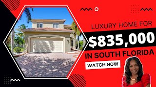 Luxury Home in South Florida  Luxury Home Tour in Miramar Florida  Moving to Florida [upl. by Reteip]