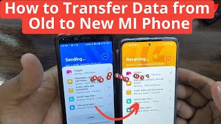 Android to Android Data Transfer Mi to Mi with MI Mover  Old Xiaomi to Redmi Note 11 Pro 5G [upl. by Nered]