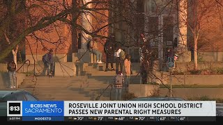 Roseville high school district passes new parental right measures [upl. by Avi]