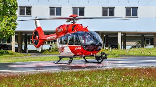 DRF Luftrettung  Christoph53 Mannheim  H145 D3  DHXFA  Takeoff [upl. by Niryt264]