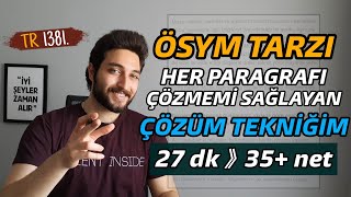 Derece Öğrencisi Paragrafları NASIL ÇÖZDÜ   Öğrenci kafası pratik taktikler  yks2022 [upl. by Eceer]