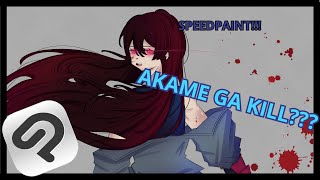 Akame Ga Kill SPEEDPAINT ClipStudioPaint [upl. by Elolcin151]