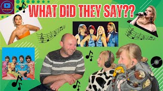 Family REACT to FUNNY Misheard Song Lyrics [upl. by Worthy1]