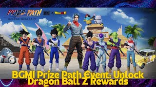 BGMI Prize Path Event Unlock Dragon Ball Z Rewards [upl. by Janek864]