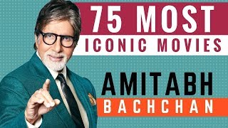 Amitabh Bachchan  75th Birthday Special  Most Iconic Bollywood Movies [upl. by Allicerp]