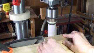 Weird Oscillating Spindle Sander ボール盤スピンドルサンダー [upl. by Yentruocal]