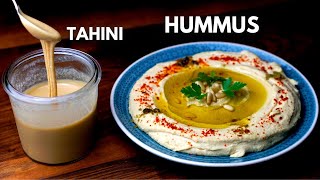 Easy Homemade Tahini and my Favorite Hummus Recipe [upl. by Eiramanad777]