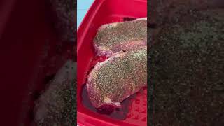 Marinating New York Strip Steaks for Dinner [upl. by Marasco]