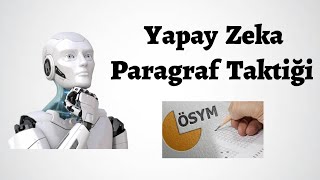 Paragraf Taktiği Yapay Zeka TYT AYT KPSS LGS Anahtar Akademi [upl. by Atikihs]