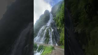 Waterfall between Dharepani amp Besishahar Nepal 10 Sept 2024 [upl. by Barrada]