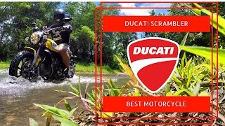 MOTOVLOG 13 DUCATI SCRAMBLER BEST MOTORCYCLE  RIVER CROSSING [upl. by Kola]