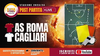 ⚽ LIVE  RomaCagliari 40 Post partita [upl. by Noyad981]