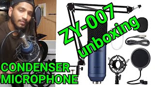 Zingyou ZY007 Condenser Microphone Unboxingchami life [upl. by Ddart]