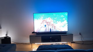 How to setup the Philips Hue Play Gradient Light Strip and Demo [upl. by Edahsalof]