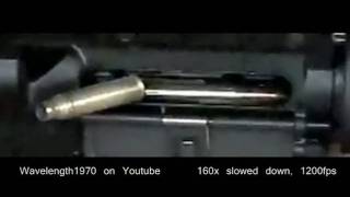 AR15 rifle bolt filmed at 1200 frames per second [upl. by Lrem579]