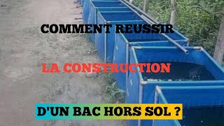 La construction dun bac hors sol en pisciculture  Partie 3 [upl. by Zabrina500]