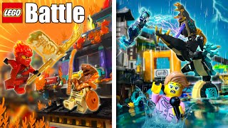 I Simulated NINJAGO Battles with LEGO [upl. by Evyn]