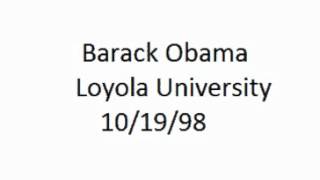 Obama In 1998 quotI Actually Believe In Redistributionquot [upl. by Henrique]