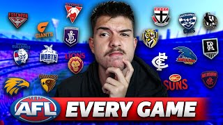 Predicting EVERY 2024 AFL Game [upl. by Oiratno999]