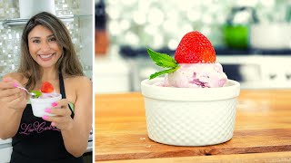 Keto Ice Cream Low Carb Breyers Strawberry Ice Cream [upl. by Rosenfeld]