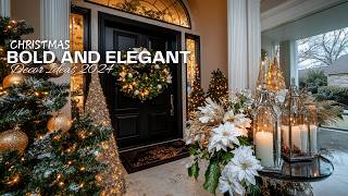 Bold and Elegant Christmas Décor Ideas Luxurious Designs for a Glamorous Holiday Season [upl. by Ahsemat]