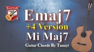 ★ E Maj 7 ★ How to play E maj7 chord on guitar  Mi maj 7 Akoru Gitarda Nasıl Basılır [upl. by Hereld433]