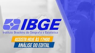 Concurso IBGE Temporários Análise do Edital 2017 [upl. by Aihgn]