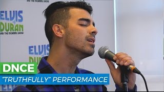 DNCE  quotTruthfullyquot Acoustic Performance  Elvis Duran Live [upl. by Afira]