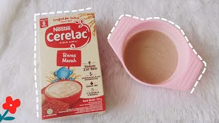 REVIEW DAN CARA MEMBUAT BUBUR CERELAC [upl. by Hamner]