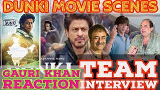 Dunki Team Interview Rajkumar sharings🔥 Shahrukh Khan Vicky Kaushal Scenes  Gauri Khan Reaction🔥 [upl. by Abbottson]