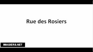 How to pronounce Rue des Rosiers [upl. by Hairem500]