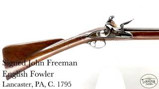 John Freeman English Fowler  LaMaster Arms Virtual Gun Show August 2024 Highlight [upl. by Affay]