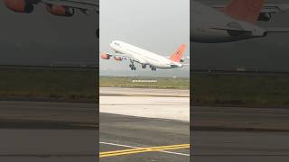 Amazing takeoff Airbus340600 Kam Air ytahorts viral delhiairpot trending shorts amazing [upl. by Attenna]