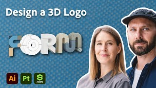 Design an eyecatching 3D logo with Adobe Substance 3D and Illustrator  Adobe Creative Cloud [upl. by Shawn]