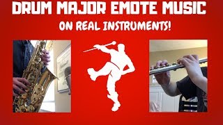 Fortnite Drum Major MusicPlayed on Real Instruments [upl. by Halyahs]