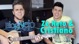 Blognejo Entrevista  Zé Neto amp Cristiano [upl. by Acnaiv925]