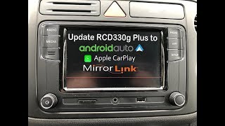 Update RCD 330 Plus  6RD035187B  to Android Auto [upl. by Georg]