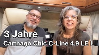 3 Jahre Carthago Chic CLine Unsere Erfahrungen Umbauten Pros amp Cons 😀  Video  22 [upl. by Anileh177]