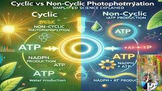 Cyclic and non cyclic phosphorylation [upl. by Airelav]