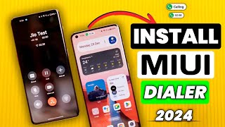 Remove Google Dialer and Install MIUI Dialer  No Root  How To Install MIUI Dialer In 2024 [upl. by Dash285]