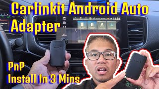 How to install Carlinkit A2A Android Auto Wireless Adapter [upl. by Imojean871]