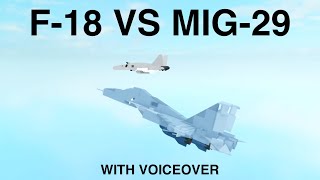 MIG29 VS F18  DOGFIGHT  PLANE CRAZY  ROBLOX [upl. by Douville]