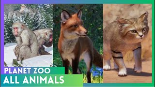 Planet Zoo 114 ALL 166 ANIMALS SHOWCASE [upl. by Cecilio184]