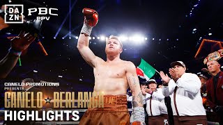 FIGHT HIGHLIGHTS  Canelo Alvarez vs Edgar Berlanga [upl. by Howlend398]