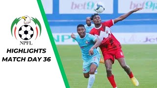 Nigeria Premier Football League NPFL Match Day 36  Highlights  NPFL24 [upl. by Lledniuq]