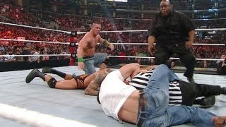 Brett DiBiase saves Randy Orton from John Cena [upl. by Anaiv772]