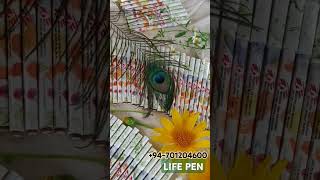 Eco Printed LIFE PEN ogirl reallifesrilanka sustainablesolutions seedpen corporateevents pen [upl. by Ahsemrak]