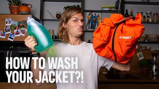 How To Wash and Reproof Your Hiking Jacket  6 Steps For Washing A GoreTex Jacket  adidas TERREX [upl. by Borlase942]