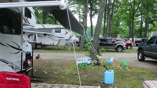 Using the Valterra quotHappy Hookquot RV Awning Tiedown [upl. by Daniala]